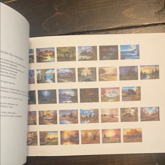 Bob Ross Coloring Book - Picture 7 of 8